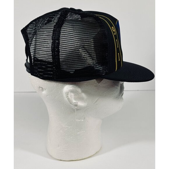 911 MSQ Logistics Group Black Trucker Hat With Eagle Logo & Mesh Back Adjustable - Picture 8 of 13